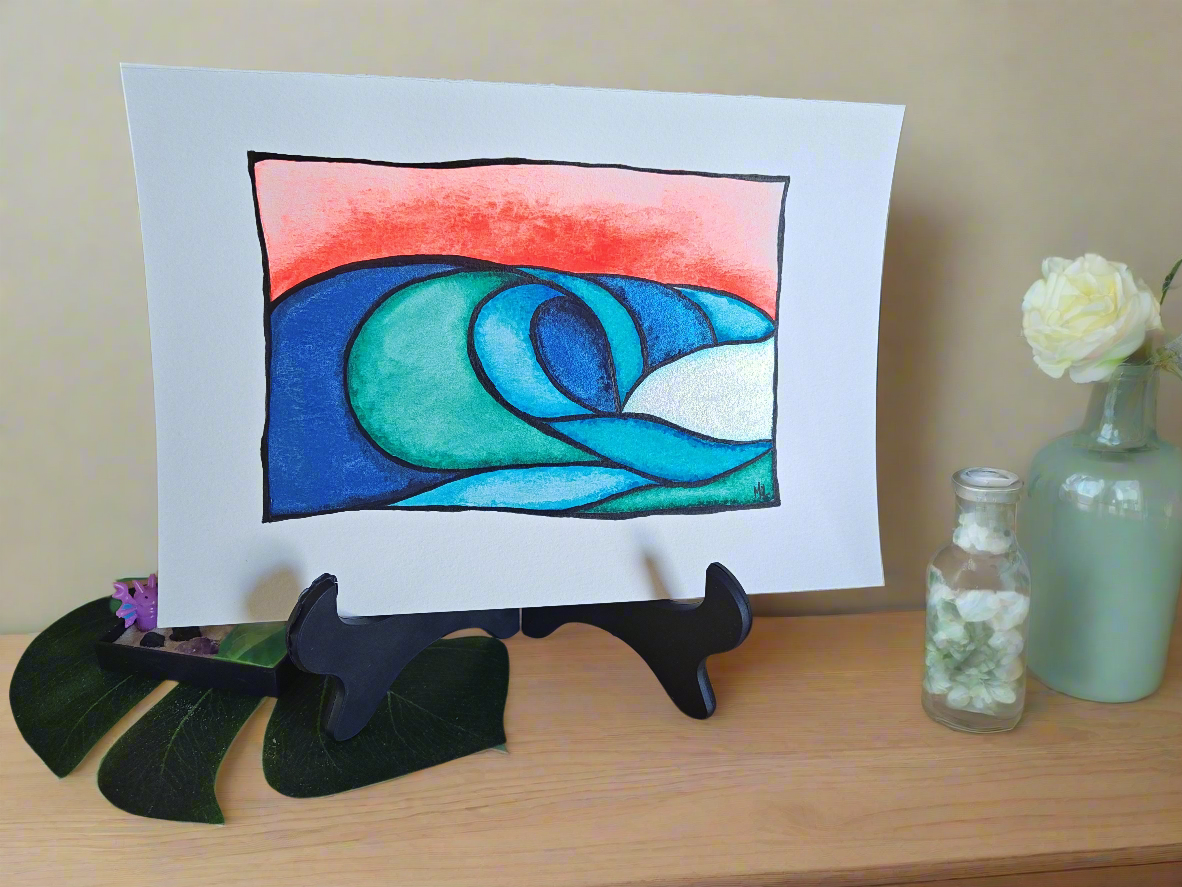 Original Wave Watercolor
