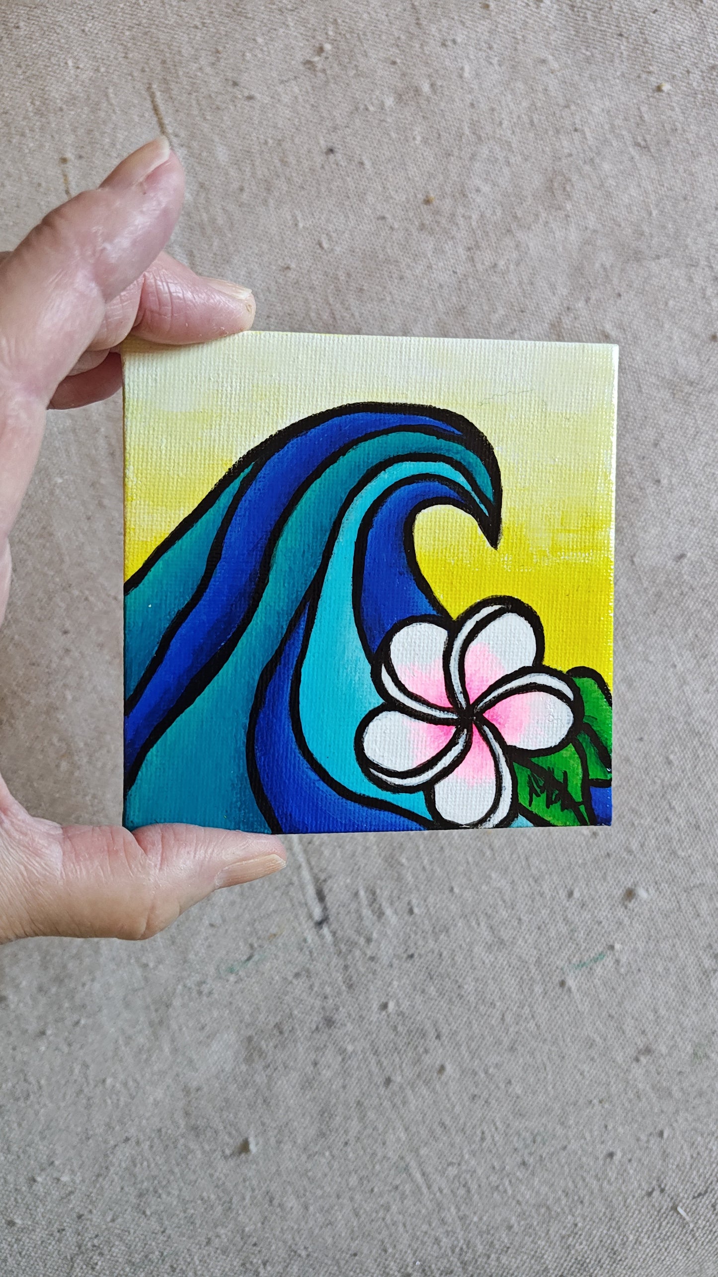 4" x 4" Mini Wave Trio
