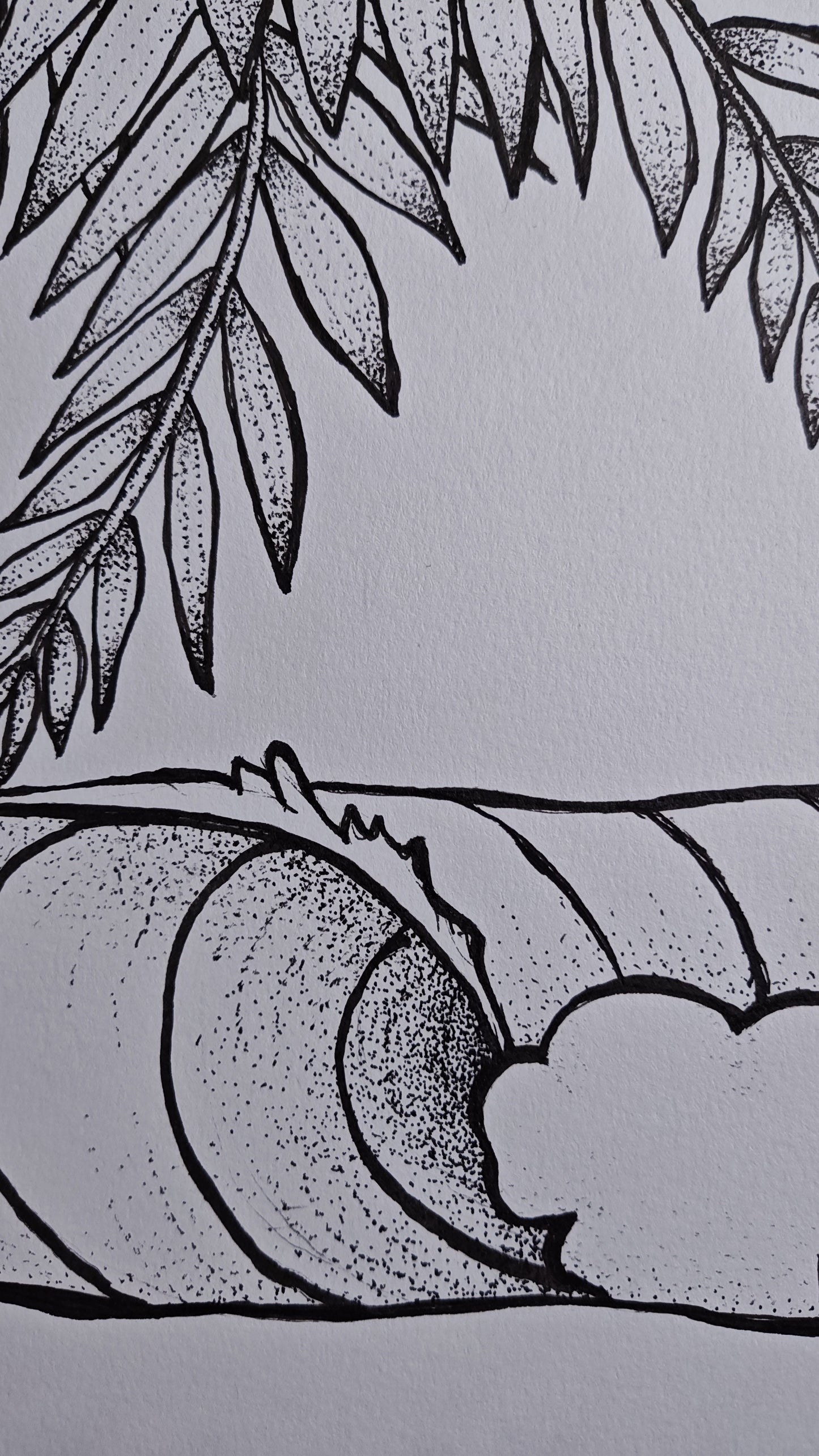 "Summer" - 7" x 10" Original Ink Drawing