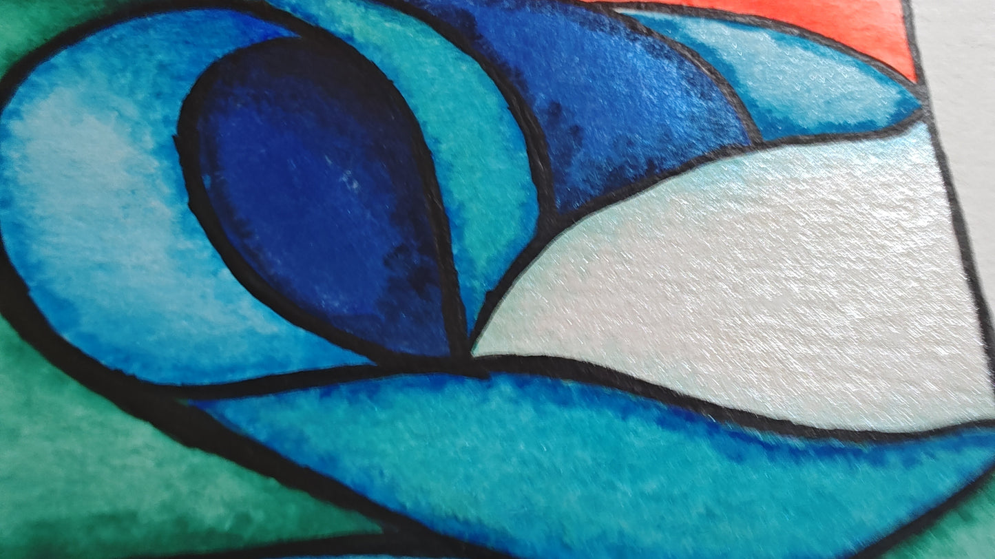 Original Wave Watercolor